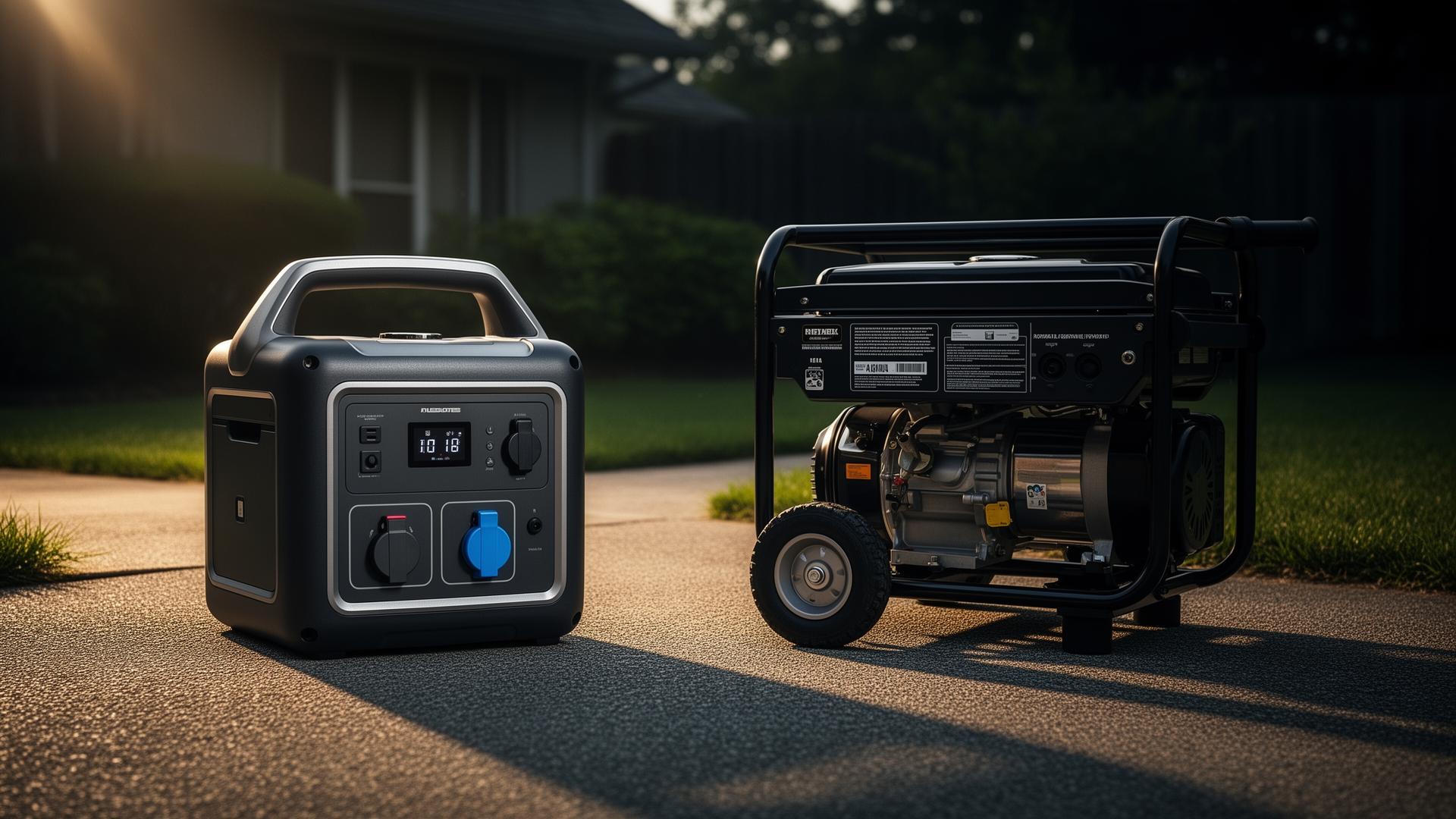 Portable Power Station vs Gas Generator